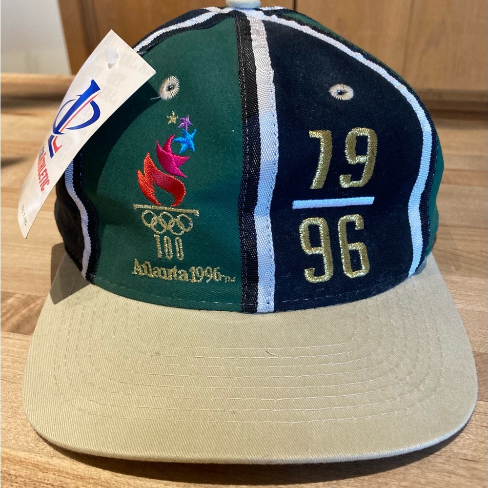 RARE Vintage Atlanta 1996 US Olympics Snapback Hat Olympic Games Collection NWT